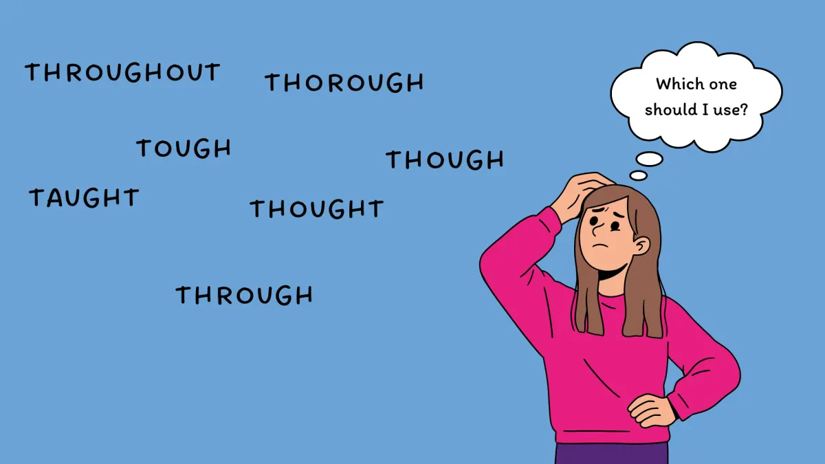 Through, tough, thought… jak je rozróżnić?